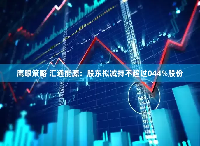 鹰眼策略 汇通能源：股东拟减持不超过044%股份